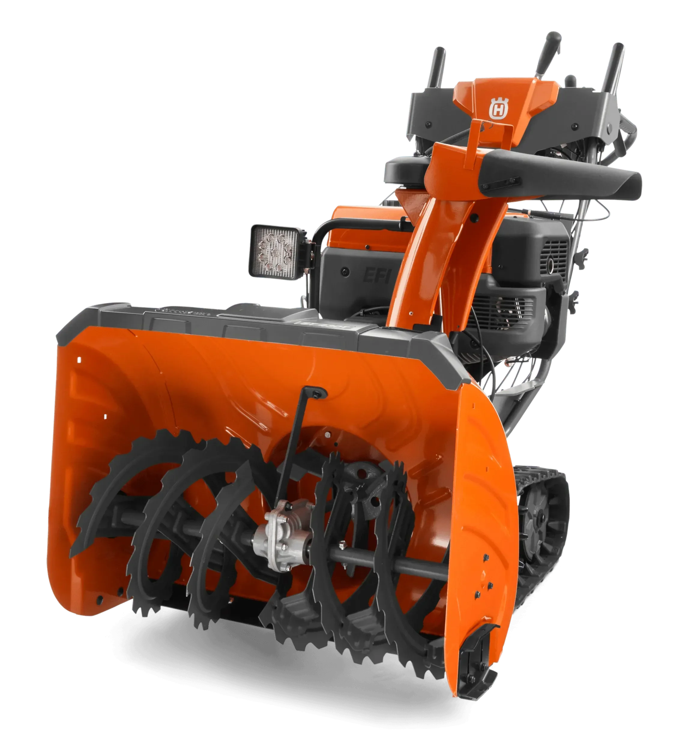 Husqvarna ST 430T lumilinko teloilla - Puutarhakone