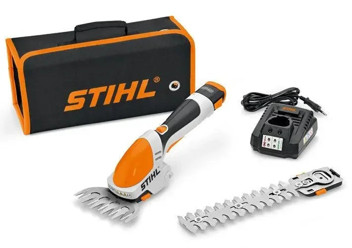 STIHL HSA 26 akkupensasleikkuri -setti - Puutarhakone