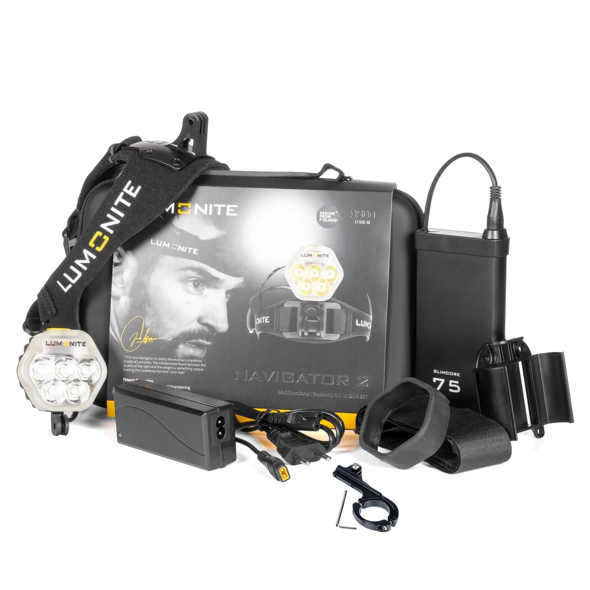 Pyöränvalo LUMONITE Navigator2, 3864 lm - Puutarhakone