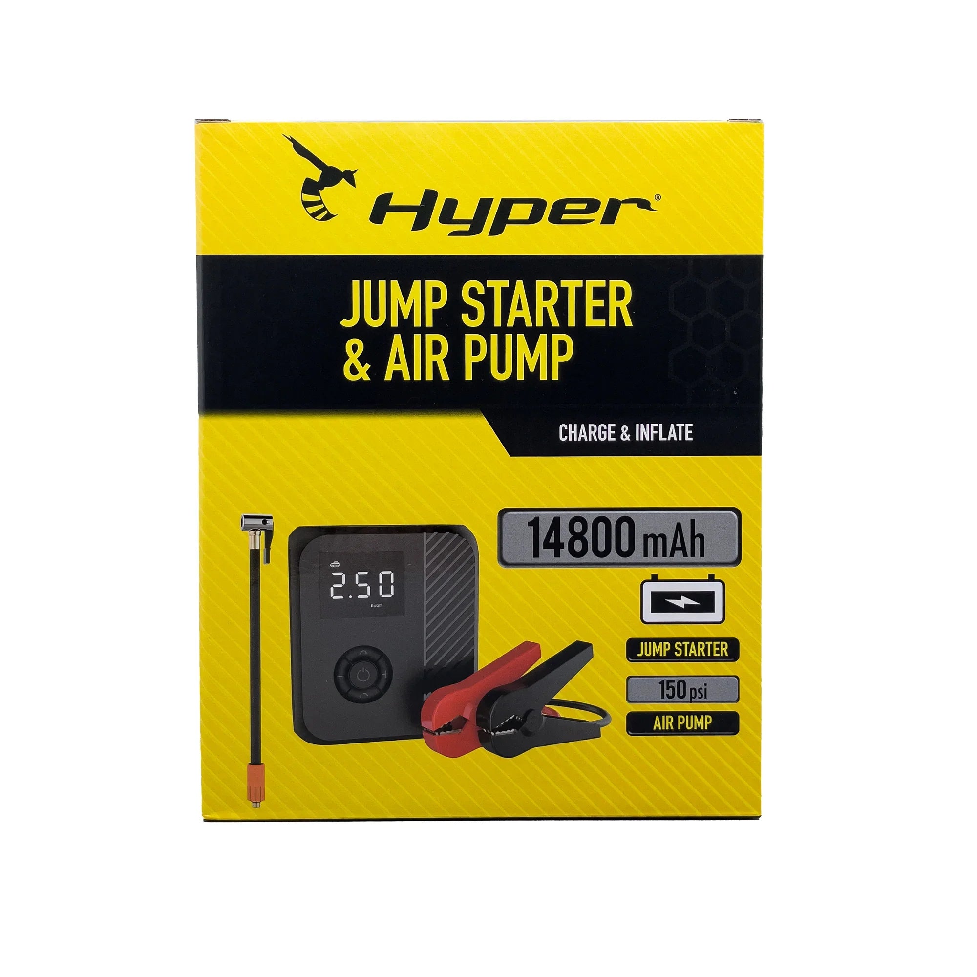 Hyper Power Station 14000 with Jump starter & Air Pump