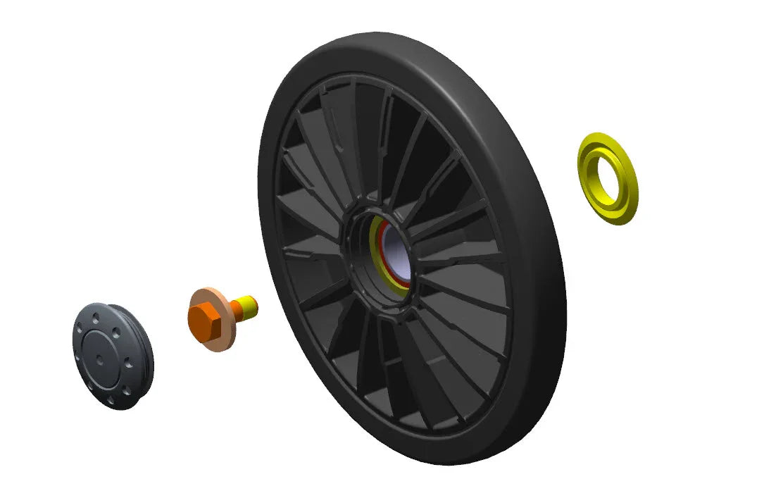 Camso Telastopyörä 202mm (yksöislaakeri) 2013-
