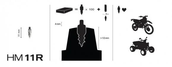 MaxiGrip Nastasarja 11mm Racing 100kpl Sis. työkalu