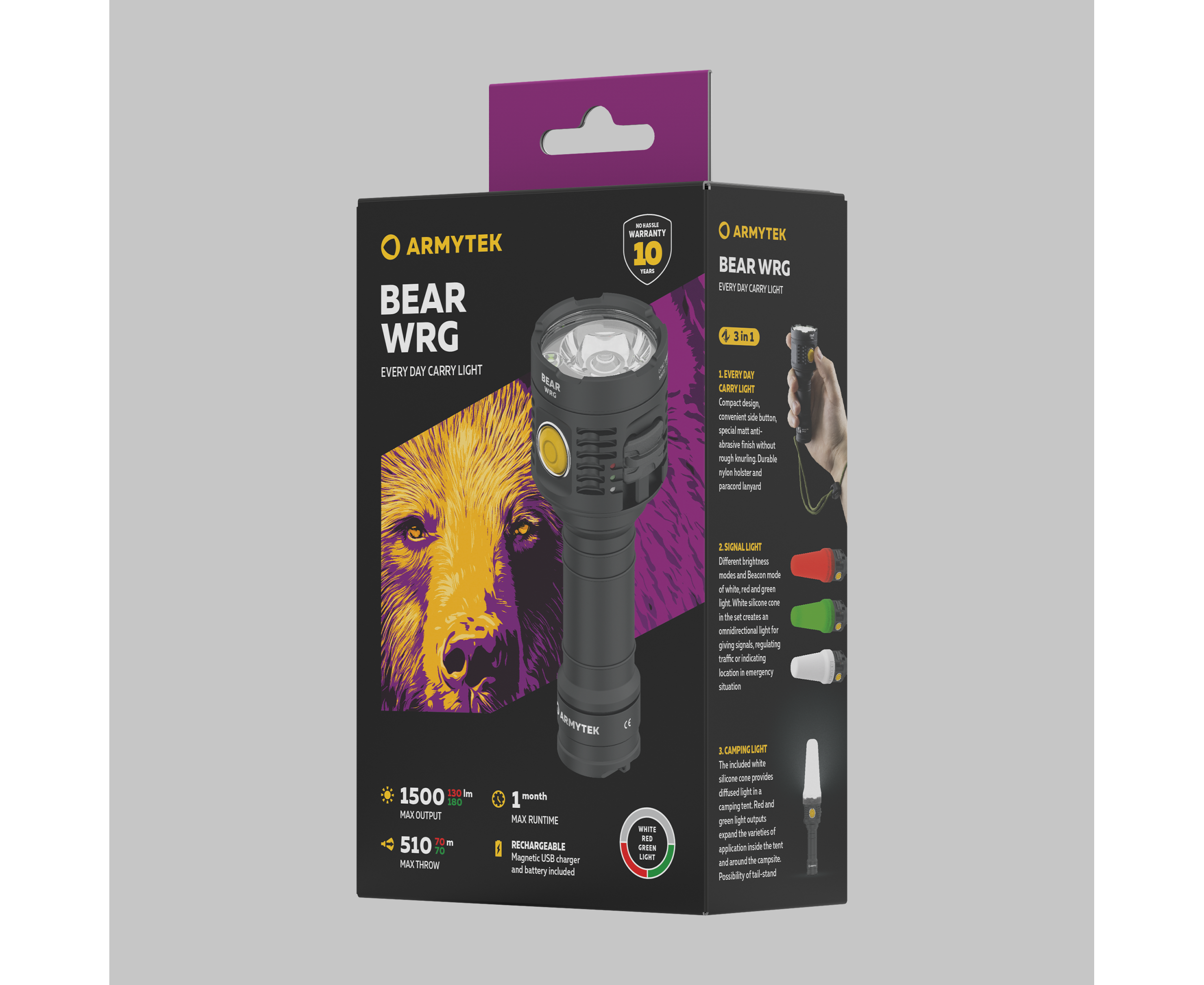 Armytek Bear WRG taskulamppu