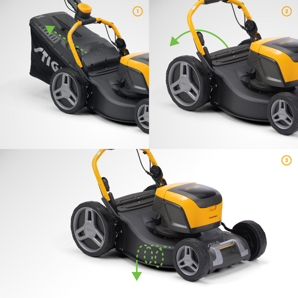 Stiga Combi 548e S akkuleikkuri -setti