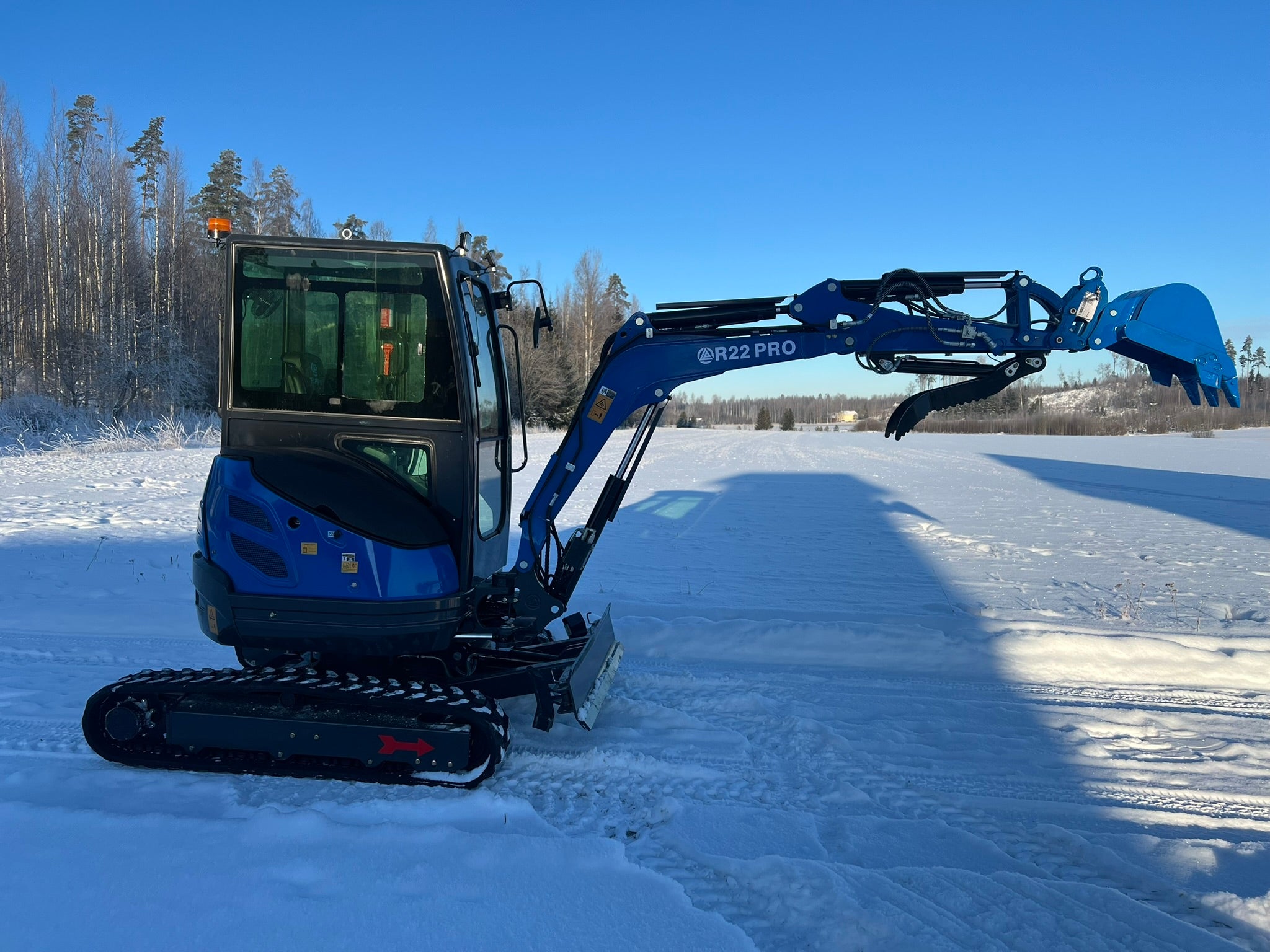 Rippa R22 minikaivinkone -Kubota D1105 3-sylinterinen
