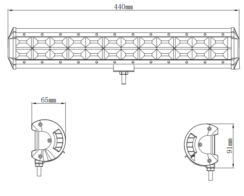Kinwons Led Kaukovalopaneeli 10-30V 288W Flood
