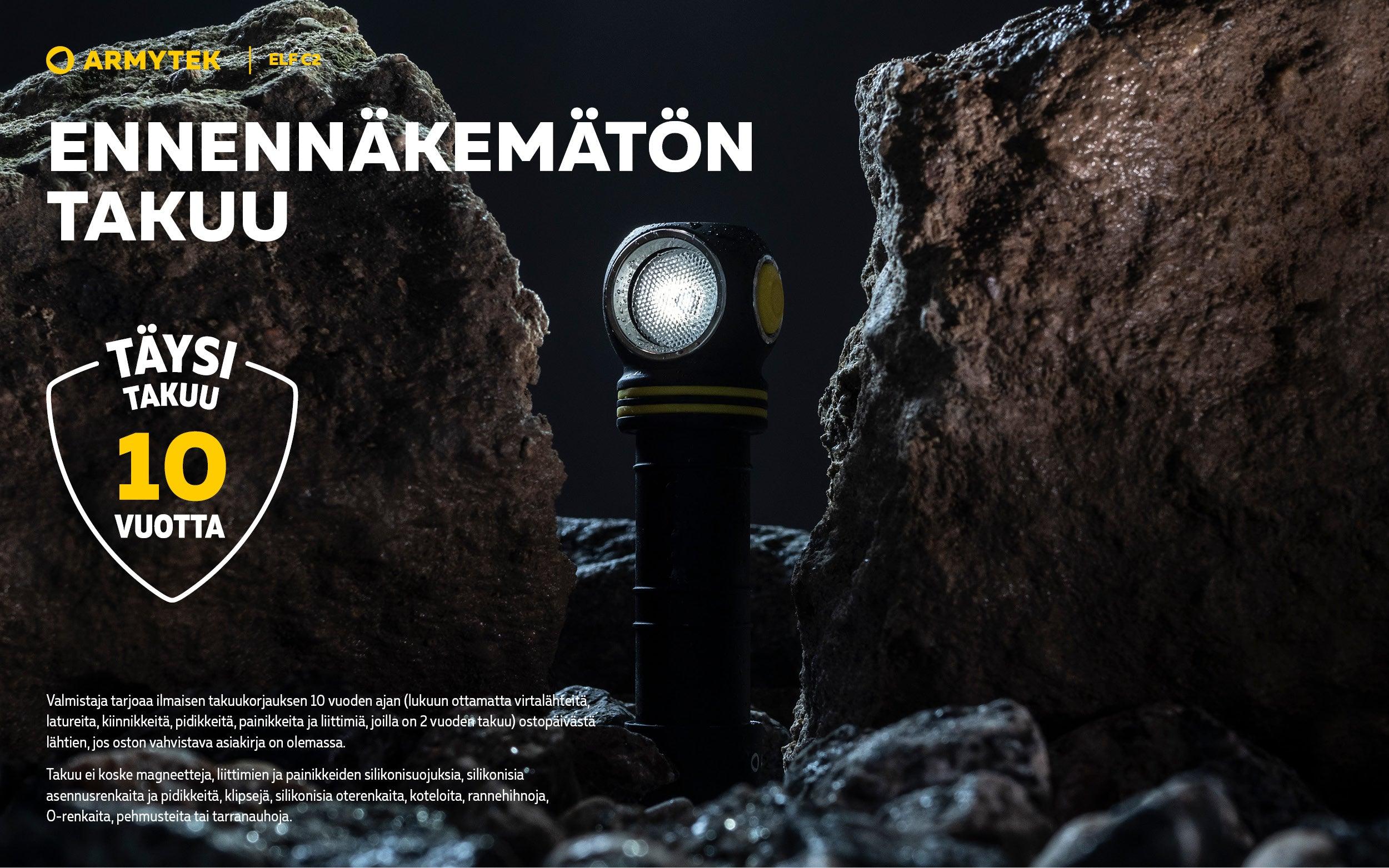 Armytek Elf C2 USB-C -otsavalo - Puutarhakone