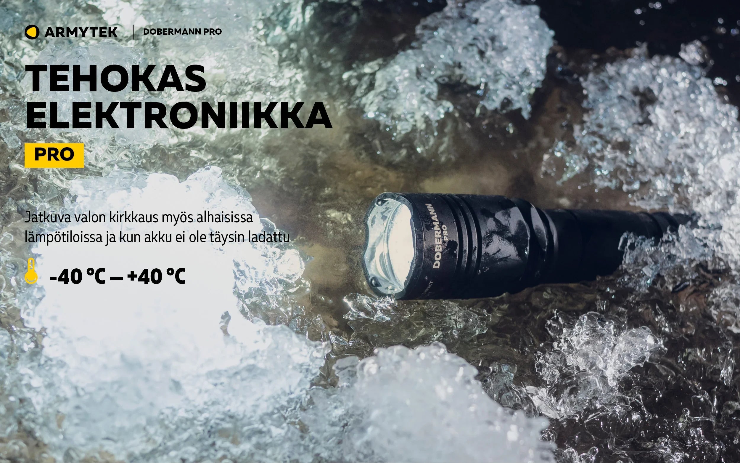 Armytek Dobermann Pro Magnet USB Sand (lämmin valo)