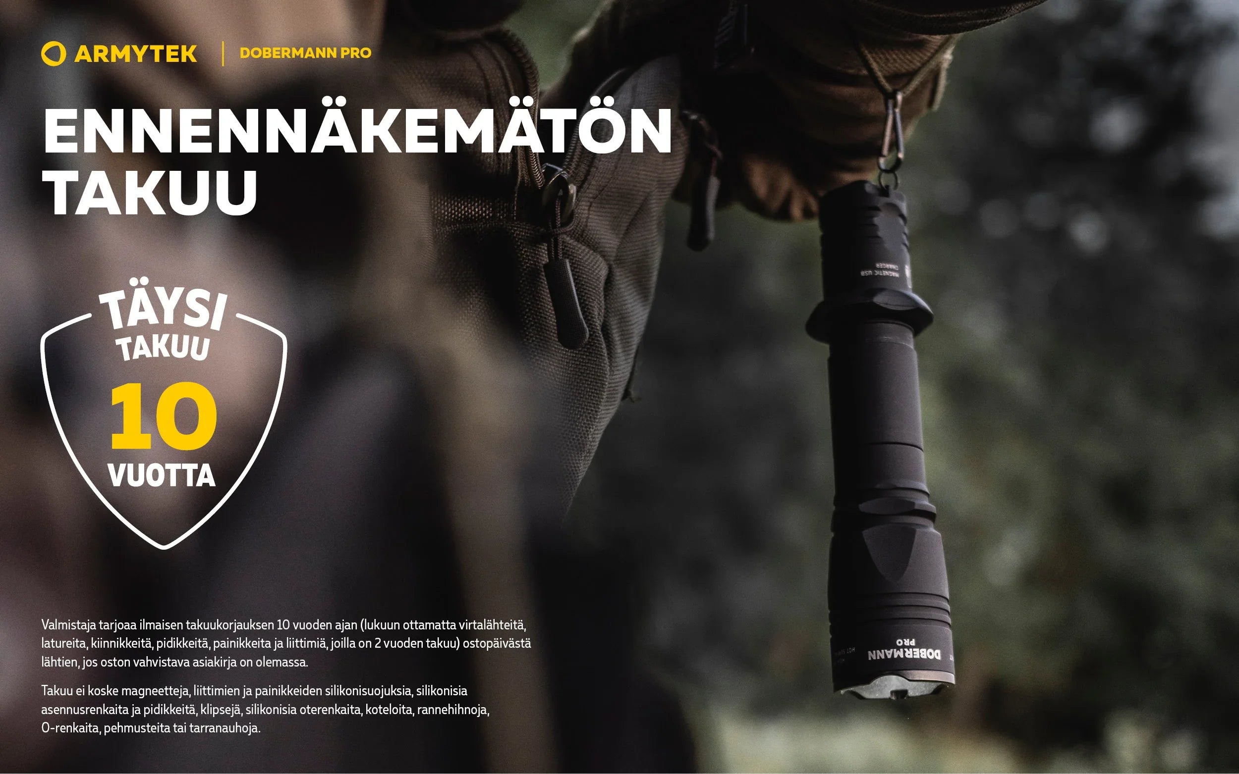 Armytek Dobermann Pro Magnet USB Sand (lämmin valo)