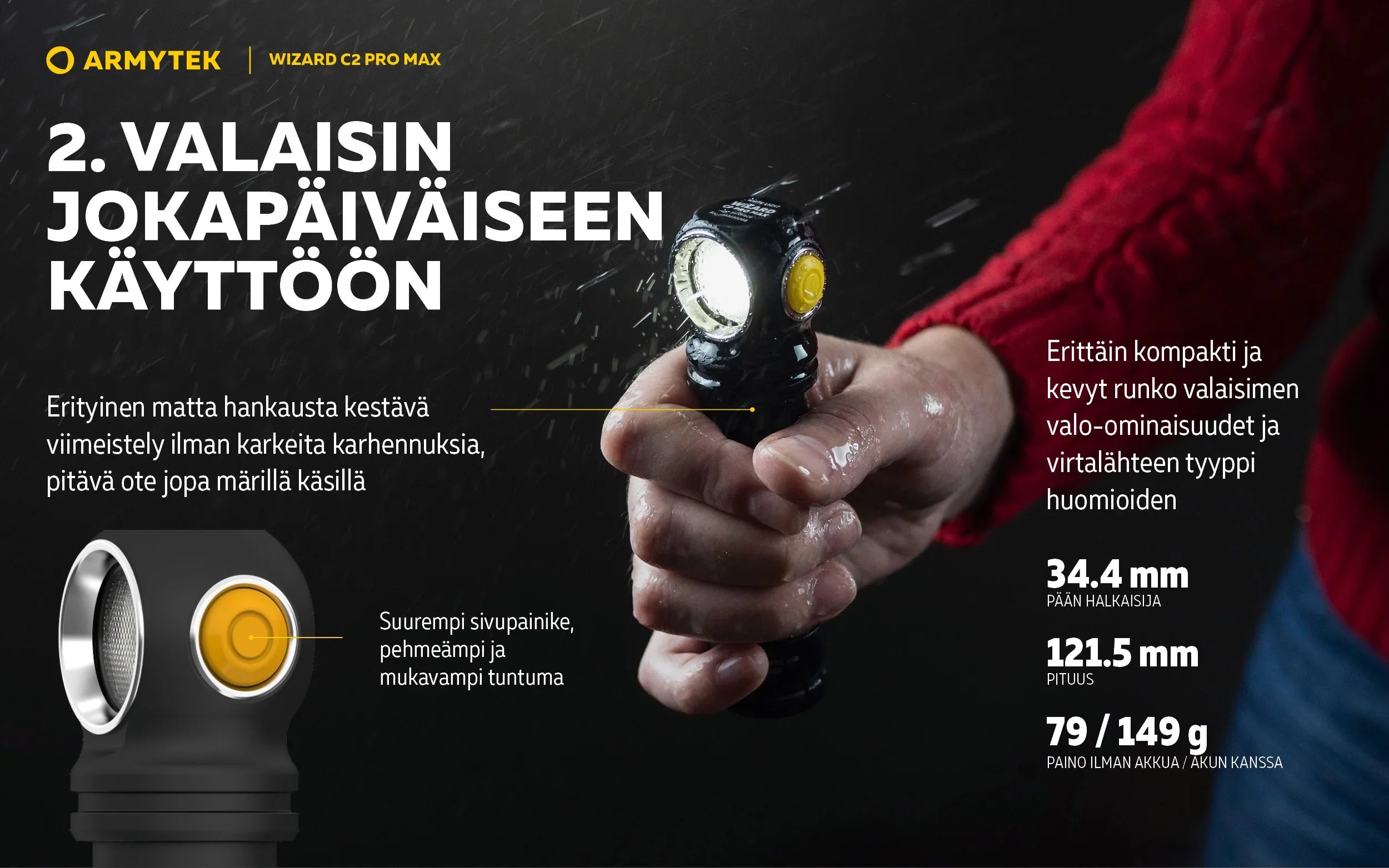 Armytek Wizard C2 Pro Max Magnet USB