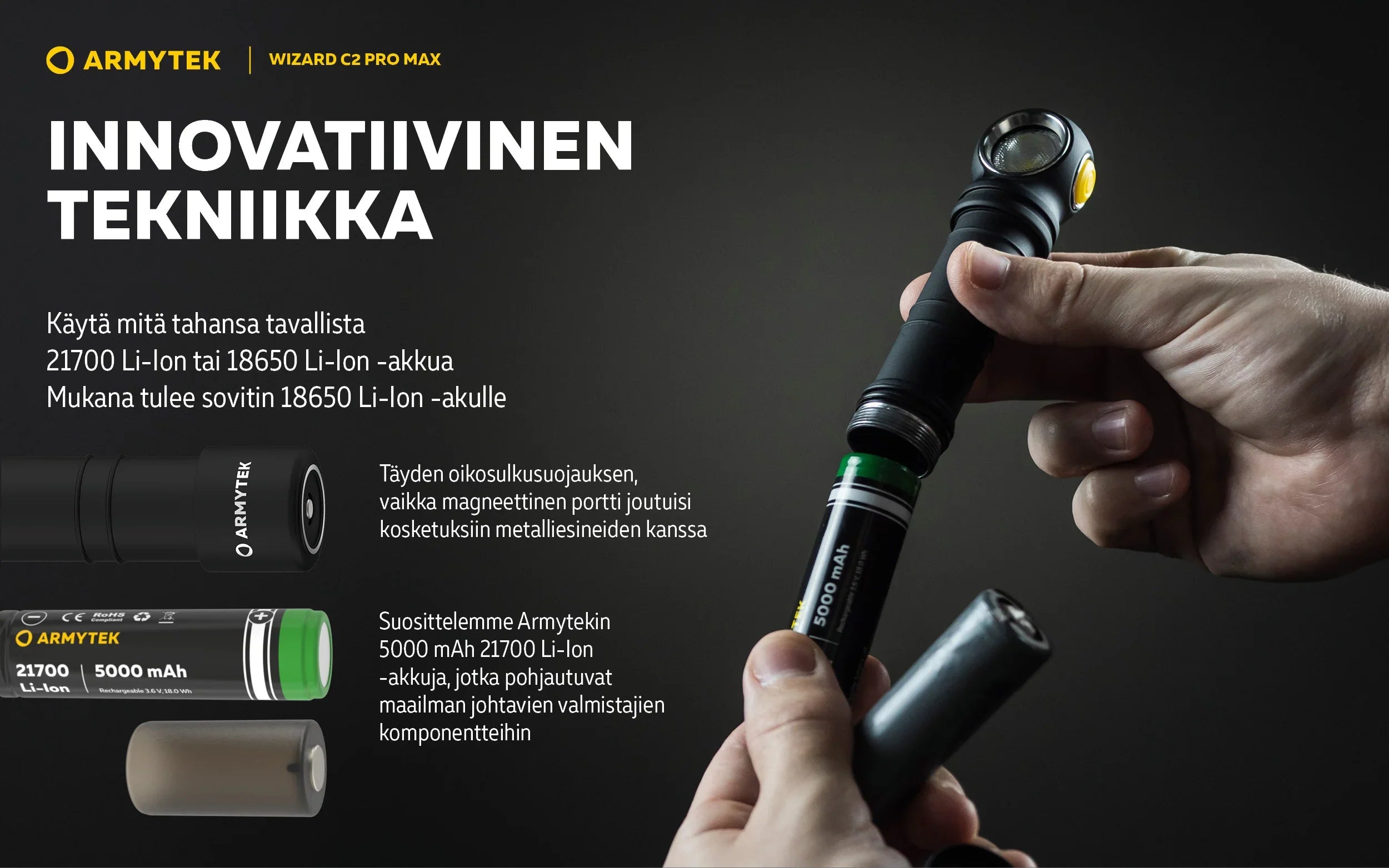 Armytek Wizard C2 Pro Max Magnet USB