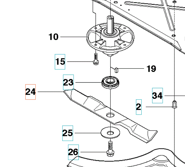 Husqvarna CombiClip 112cm terä 410mm