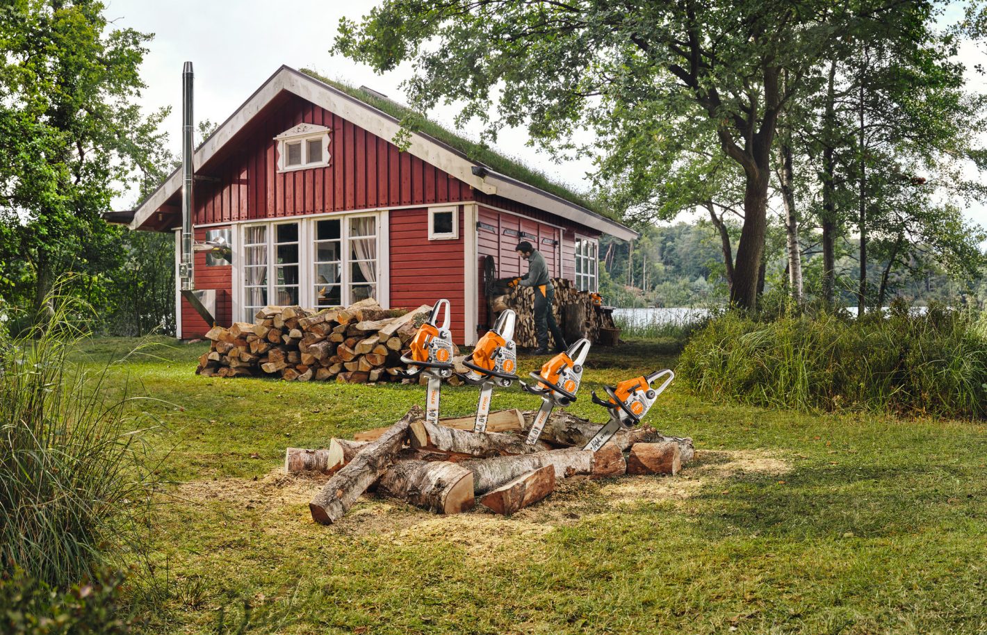 STIHL MS 212 C-BE moottorisaha 14" kovapalaketjulla