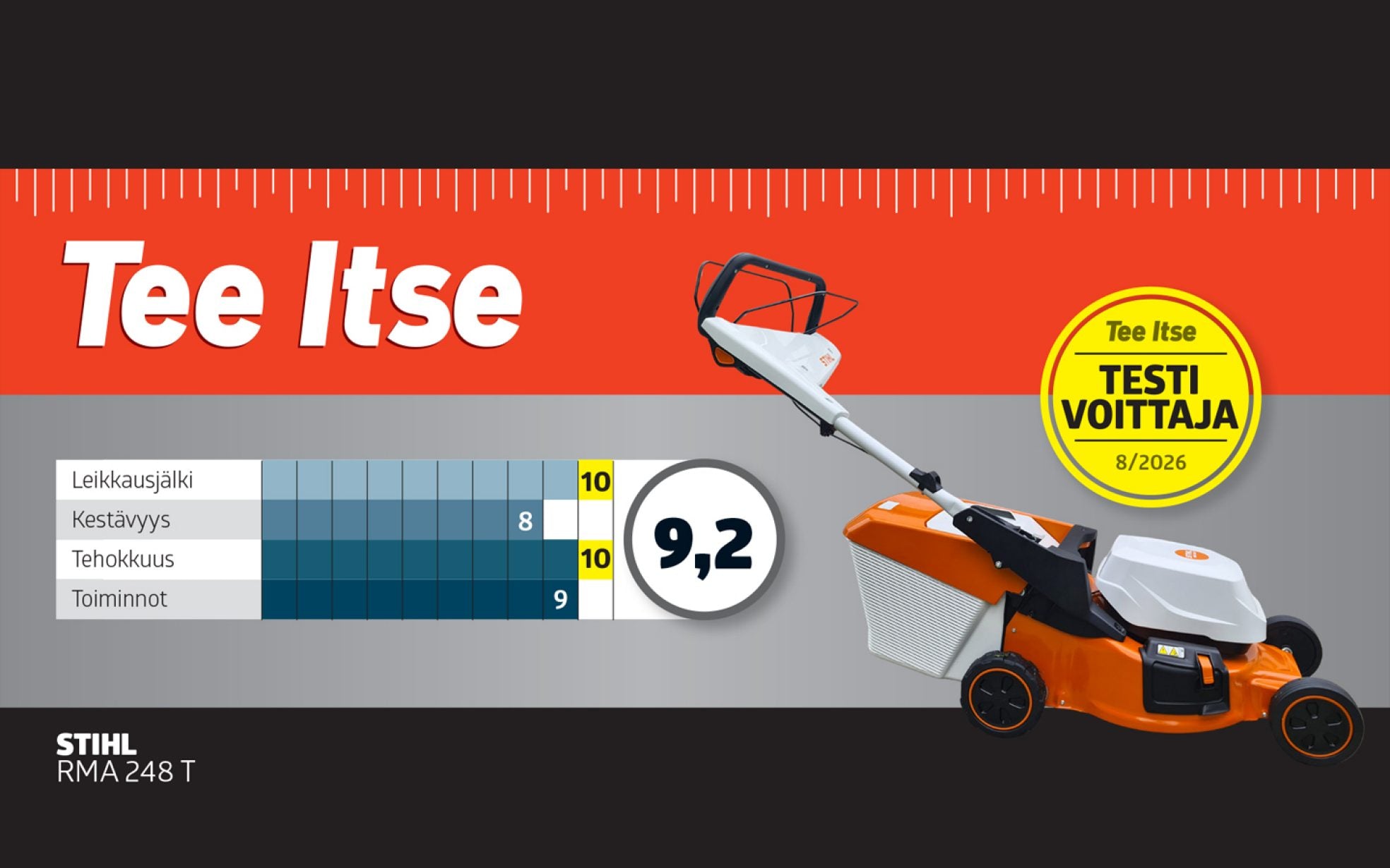 STIHL RMA 248.3 T Akkuruohonleikkuri -setti