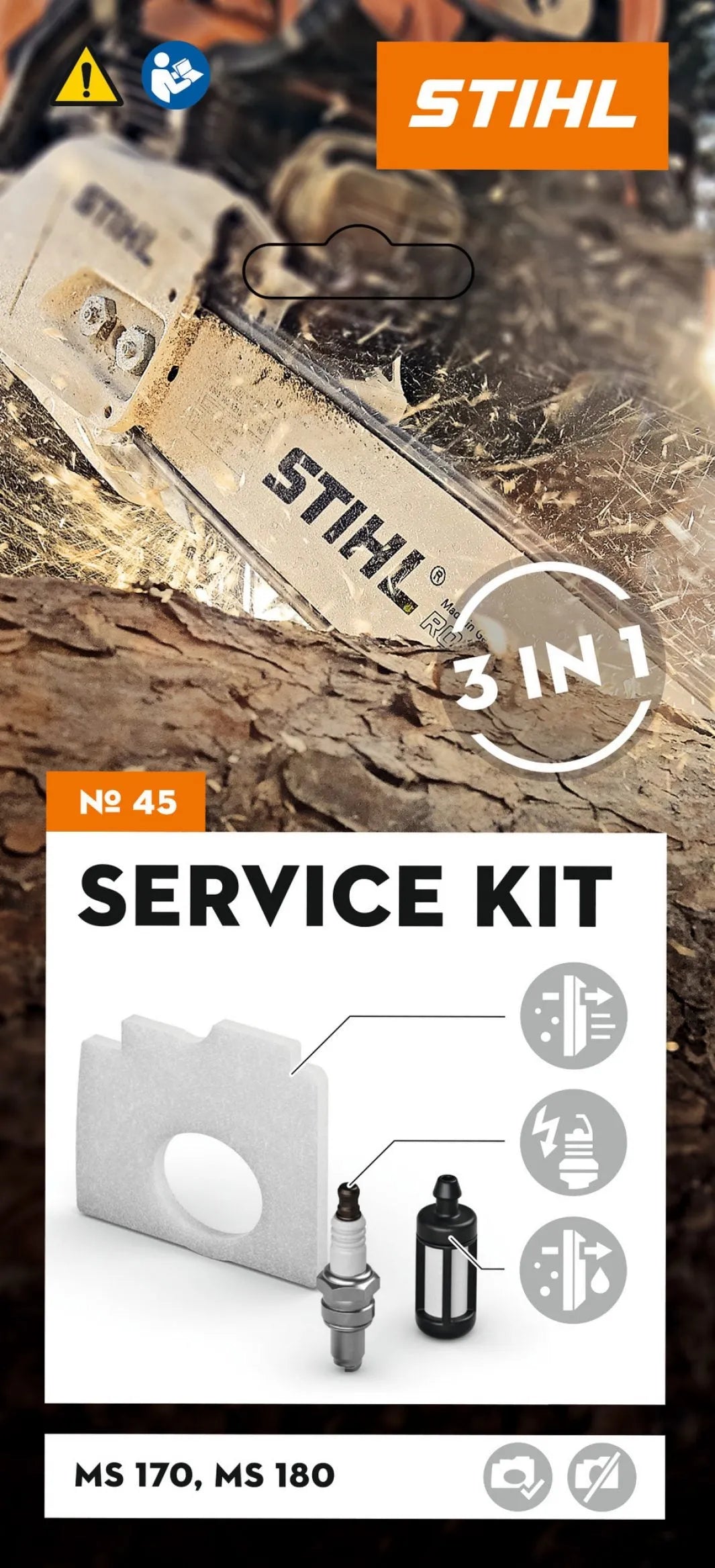 STIHL huoltosarja 45, MS 170-180
