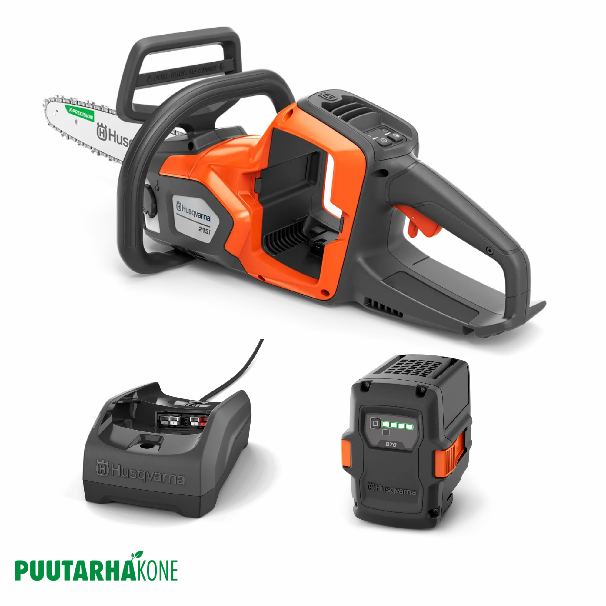 Husqvarna 215i akkusaha -setti