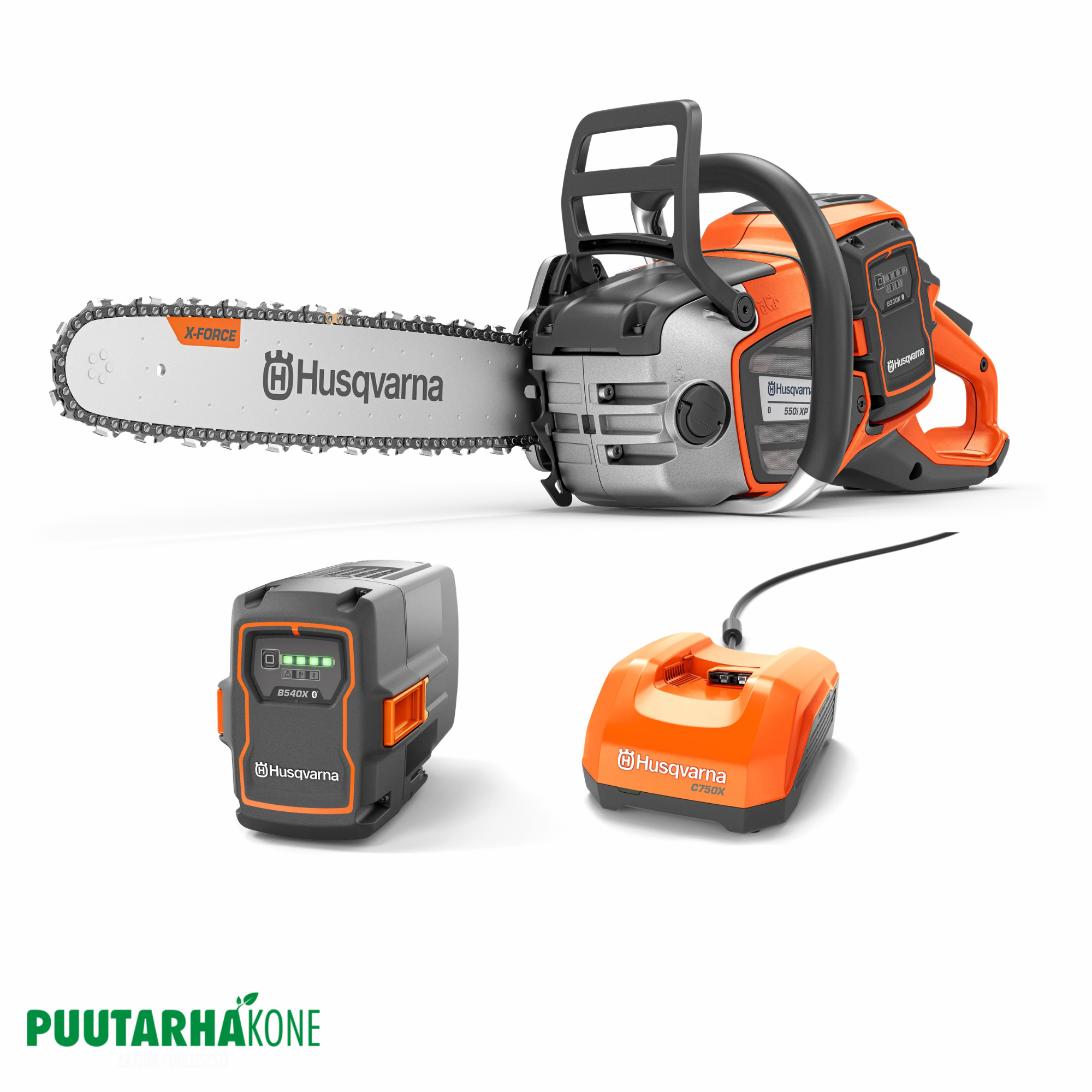 Husqvarna 550i XP 15" akkumoottorisaha -15Ah setti